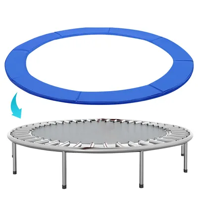 Obrázek produktu pro Kryt okraje trampolíny Ø 244 cm, modrý, odolný proti roztržení a UV záření, náhradní kryt pružin, polstrování rámu, ochranné polstrování pro zahradní trampolíny