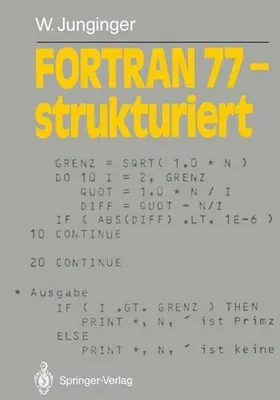 Zdjęcie produktu dla FORTRAN 77 - strukturiert
