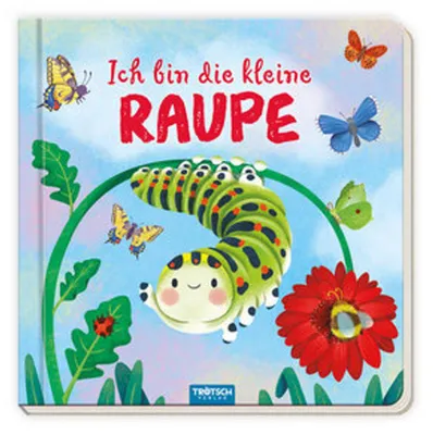 Image de Trötsch Pappenbuch mit Reimen Ich bin die kleine Raupe