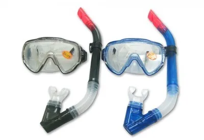 Produktbild von Orca EKS615336 Schnorchel-Set (Maske und Schnorchel) ; Farbe: Transparent / Blau