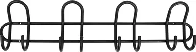 Produktbild von HOME It® Garderobe mit 3 Haken Ø8 mm x 40 × 6,5 x 13 cm schwarz