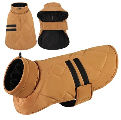Produktbild von Hundemantel für kleine Hunde – Winter, winddicht – Gelb