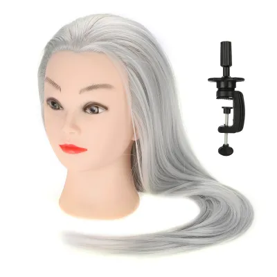 Image de Tête de formation,Tête de pratique,Mannequin poupée,Salon cosmétologie,Tête de pratique coiffure