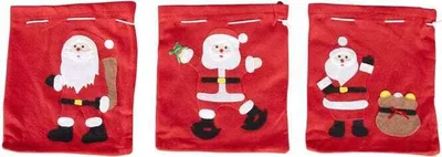 Obrázok produktu pre Vrecko Santa - Otec Vianoc - cca 23 x 25 cm - 1 kus