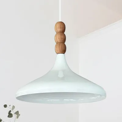 Produktbild von Pendelleuchte | Champion | Skandinavisch Pendellampe aus Holz  Moderne Esstisch Weiß Lampe