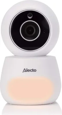 Produktbild von Alecto DVM2060C - Zusatzkamera für das Alecto DVM2060 Babyphone mit Kamera und App, mit Full HD-Videoqualität und bis zu 10-fachem Digitalzoom - Weiß