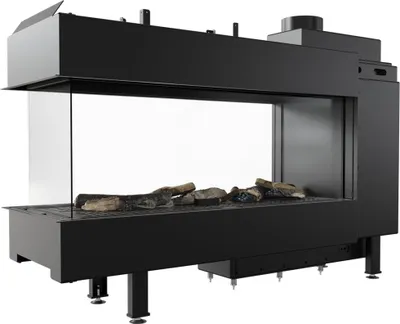 Produktbild von Gaskamin KRATKI LEO 100 Raumteiler Erdgas ∅ 100/150 9 kW