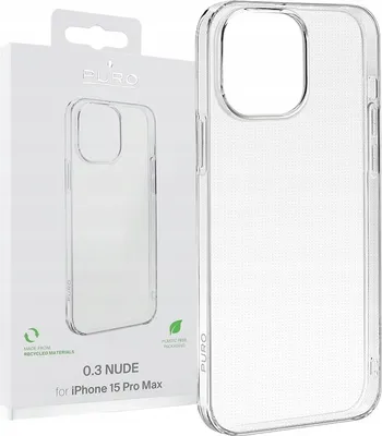 Zdjęcie produktu dla PURO PUIPC15P6703NUDETR, Pokrowiec, Apple, iPhone 15 Pro Max, 17 cm (6.7"), Przezroczysty