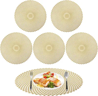 Produktbild von Platzset 38 cm, 6er-Set, rund, rutschfest, abwischbar, für Küche