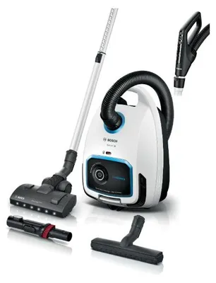 Produktbild von Bosch BGB6SIL0L, 700 W, Trocken&Nass, Staubbeutel, 4 l, Multizyklonisch/Filterung, 66 dB