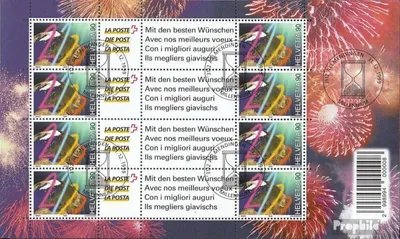Produktbild von Briefmarken Schweiz 1999 Mi 1706Klb Kleinbogen (kompl.Ausg.) gestempelt Jahrtausendwende