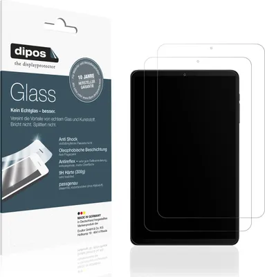 Produktbild von 2x Schutzfolie für Alldocube iPlay 60 OLED matt - Anti-Shock 9H Folie dipos Glass Kunststoffglas