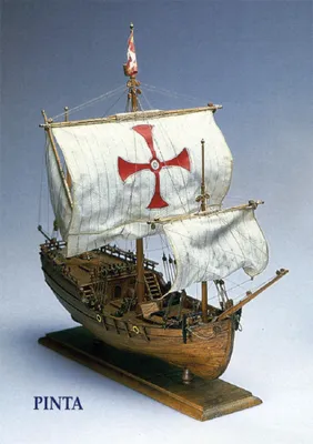 Productafbeelding van AMATI: Pinta-karveel, 1492, model in doos, schaal 1:65