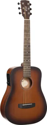 Produktbild von Cort Earth GO Open Pore Brown Burst Dreadnought Elektro-Akustikgitarren