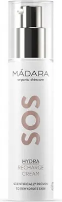 Obrázek produktu pro MDARA Cosmetics SOS HYDRA Recharge cream, Denn a non krm, eny, Univerzln, Obliej, Proti vrskm, Uklidujc, Hydratan, Hydratujc, Ochana, Vyivujc, 50 ml