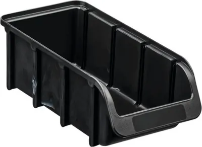 Produktbild von Sichtbox Hünersdorff Gr. 2/L Kunststoff schwarz