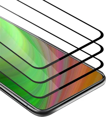 Immagine prodotto di Cadorabo 3x pellicola blindata a schermo intero per Honor 9X lite pellicola protettiva in vetro temperato bianco di protezione del display