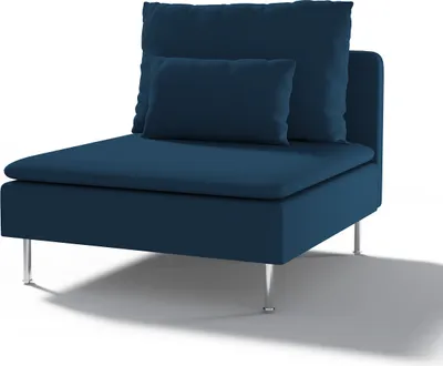 Produktbild von Dekoria Bezug für Söderhamn Sitzelement 1, marinenblau , Bezug für Sitzelement 1