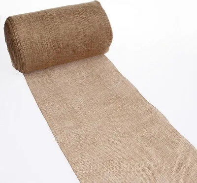 Produktbild von Tischläufer Shabby Chic in Leinenoptik 20cm - cocosbraun - 5m - 69-200-5-21
