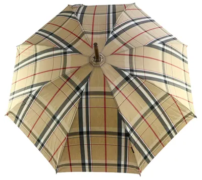 Productafbeelding van Knirps stokparaplu paraplu Chestnut Long Check Beige
