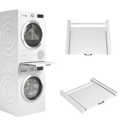 Produktbild von Tussenstuk wasmachine & droger Wit - Universeel