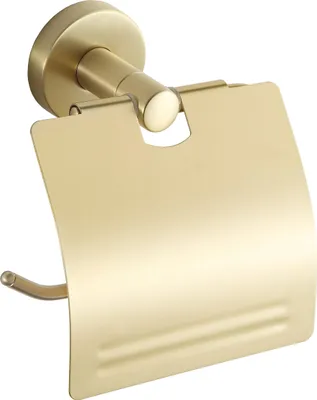 Produktbild von Mexen Remo Toilettenpapierhalter, gebürstetes Gold - 7050733-55
