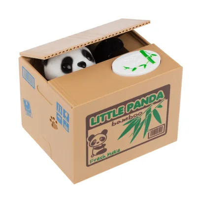 Immagine prodotto di Salvadanaio elettronico a forma di panda, divertente e adatto ai bambini