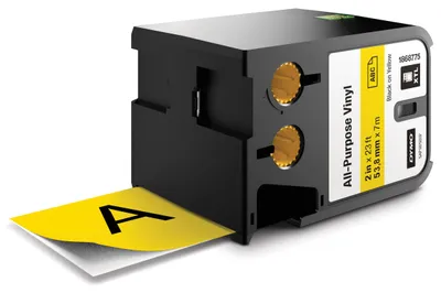Image de DYMO 1868775 ruban d'étiquette Noir sur jaune