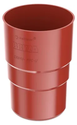 Obrázek produktu pro BRYZA Spojka svodu plastová Ø 110 mm, Červená RAL 3011
