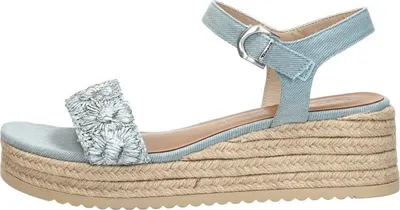 Produktbild von Tamaris Sandalen Touwzool  Sandalen Touwzool - Licht blauw - Maat 40