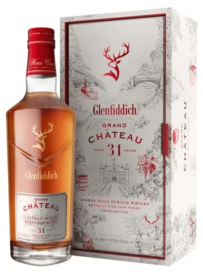 Immagine prodotto di Glenfiddich 31 Years Old GRAND CHÂTEAU Single Malt Scotch Whisky 47,6% Vol. 0,7l in confezione regalo