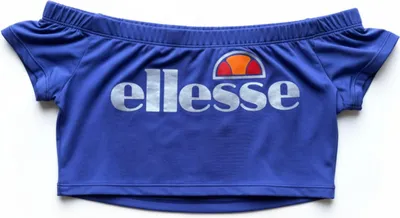 Produktbild von Ellesse Damen Crop Top mit offenen Schultern lila M