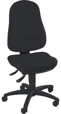 Produktbild von Bürodrehstuhl m.Permanentkontakt schwarz 420-550mm o.Lehnen Trgf.110kg TOPSTAR