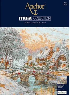 Produktbild von Anchor Maia Collection Kreuzstich-Set "Weihnachten", Zählmuster