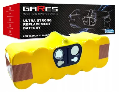 Zdjęcie produktu dla GARES Akumulator Bateria do iRobot Roomba 500 600 625 700 660 | 14,4V 4,5Ah | Seria Wzmocniona Wysoka Wydajność | Gares