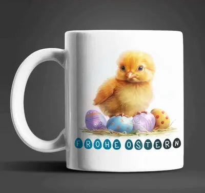 Produktbild von Ostern Küken Ostereier Keramik Kaffeetasse Teetasse Tasse Geschenke