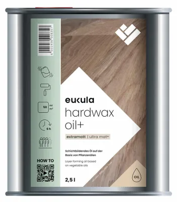 Produktbild von Eukula Hardwax Oil+, Extramatt, 2,5 Liter