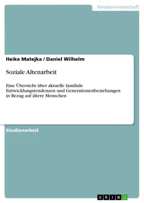 Produktbild von Soziale Altenarbeit