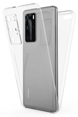 Produktbild von NALIA 360° Handy Hülle für Huawei P40 Pro, Full Cover Case Schutz Tasche Bumper