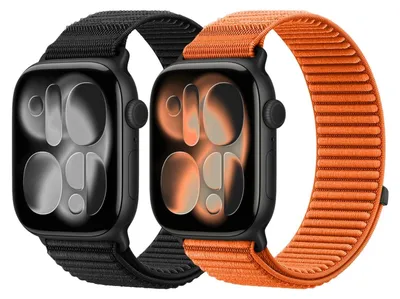 Obrázek produktu pro 2 kusy sportovního nylonového řemínku pro hodinky Apple Watch o velikosti 49 mm, 46 mm, 45 mm a 44 mm