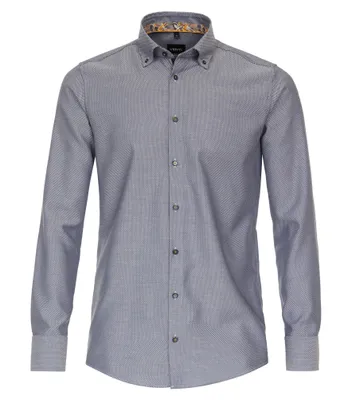 Produktbild von Venti - Modern Fit - Herren Langarm Business Hemd (144206600), Größe:40, Farbe:Blau (100)
