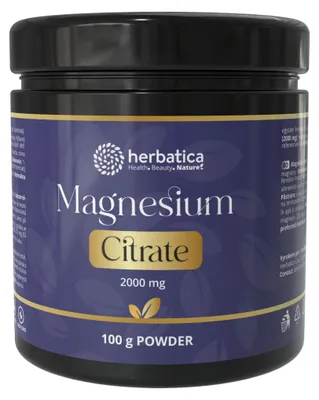 Obrázok produktu pre Magnézium Citrát - 100 g prášok - Herbatica