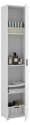 Produktbild von Mehrzweck-Kleiderschrank Lagalb,  39 x 35 x 190 cm,  Weiß