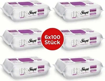 Obrázek produktu pro Utěrky na čištění povrchů Sleepy Easy Clean - fialové (6x 100 utěrek)