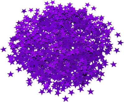 Produktbild von Oblique Unique Stern Konfetti Über 500 Stk Tischdeko Geburtstag Weihnachten Fasching Karneval Party - lila