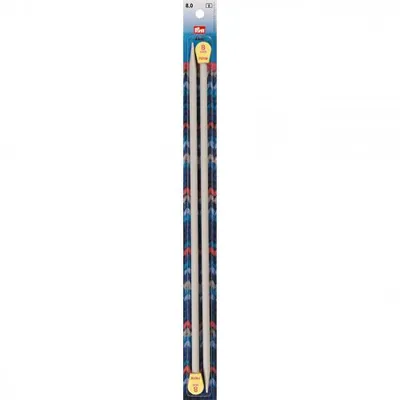 Produktbild von PRYM Jackenstricknadeln Kunststoff, 40 cm, Ø 8,00 mm, grau