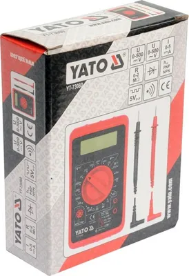 Obrázek produktu pro Yato YT-73080, Digitální multimetr, V ruce, 0 - 500 V, 0 - 500 V, 200 - 2000000 ohm, LCD