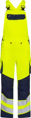 Produktbild von ENGEL Warnschutz Latzhose Safety Light 3545-319-38165 Gr. 98 gelb/blue ink