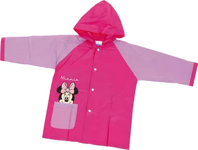Obrázek produktu pro Dívčí pláštěnka tm. růžová vel.98/104 - Minnie mouse a Daisy