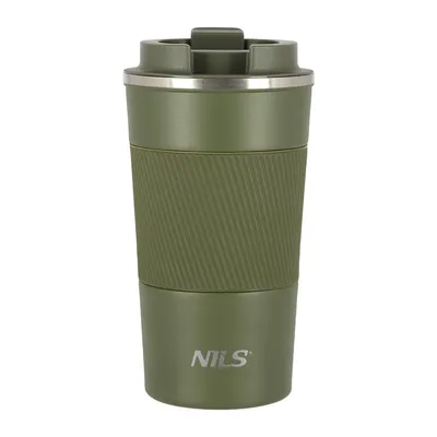 Obrázok produktu pre Nils NCC09 termo hrnček 510 ml z nehrdzavejúcej ocele s dvojitou stenou 12h horúci 24h studený protišmyková rukoväť